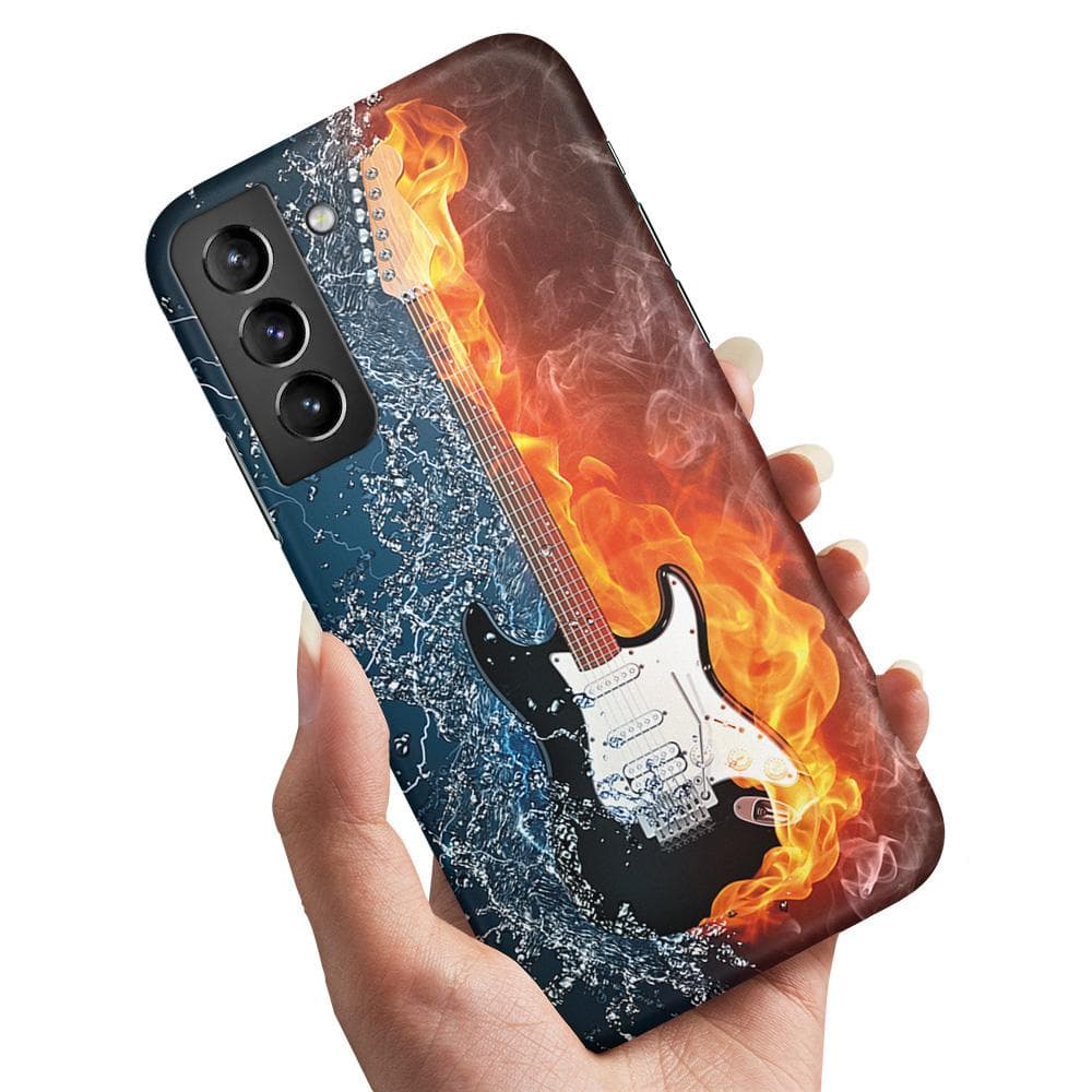 Samsung Galaxy S21 FE 5G - Skal / Mobilskal Vatten & Eld Gitarr