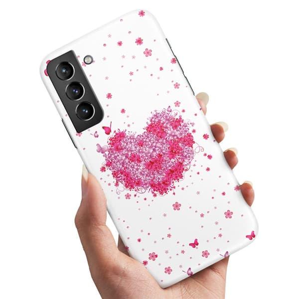 Samsung Galaxy S21 Plus - Skal/Mobilskal Blomhjärta