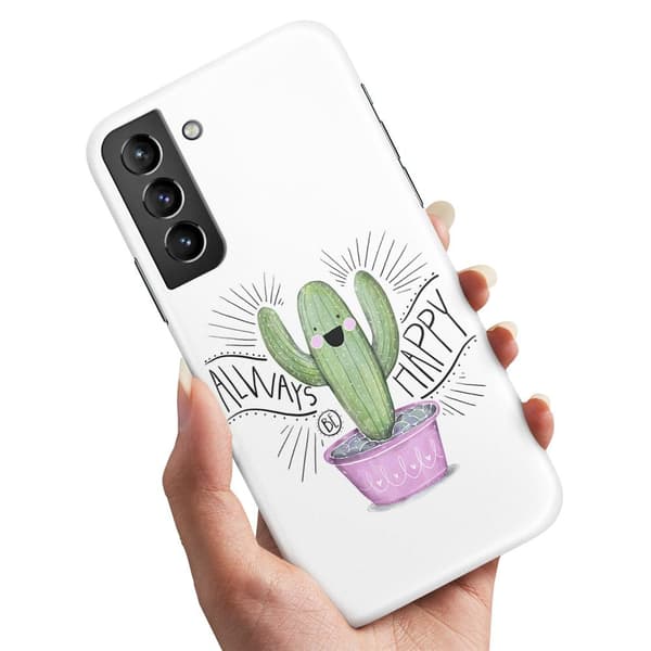 Samsung Galaxy S21 Plus - Skal/Mobilskal Happy Cactus