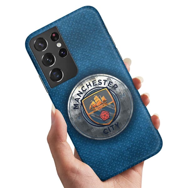 Samsung Galaxy S21 Ultra - Cover/Mobilcover Manchester City