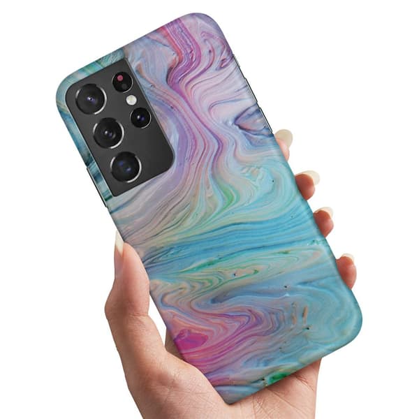 Samsung Galaxy S21 Ultra - Skal/Mobilskal Målarfärg Mönster