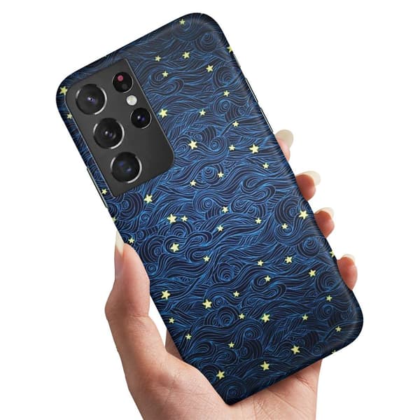 Samsung Galaxy S21 Ultra - Deksel/Mobildeksel Stjernemønster