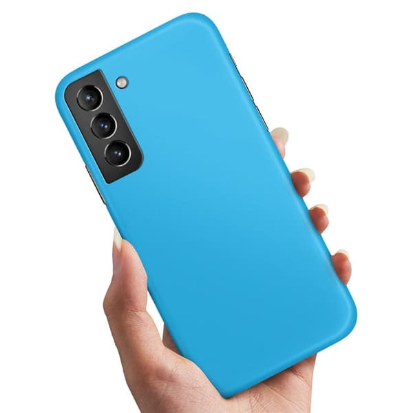 Samsung Galaxy S22 - Cover/Mobilcover Lysblå