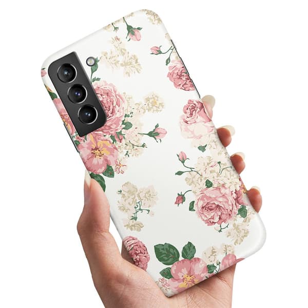 Samsung Galaxy S22 - Cover/Mobilcover Retro Blomster