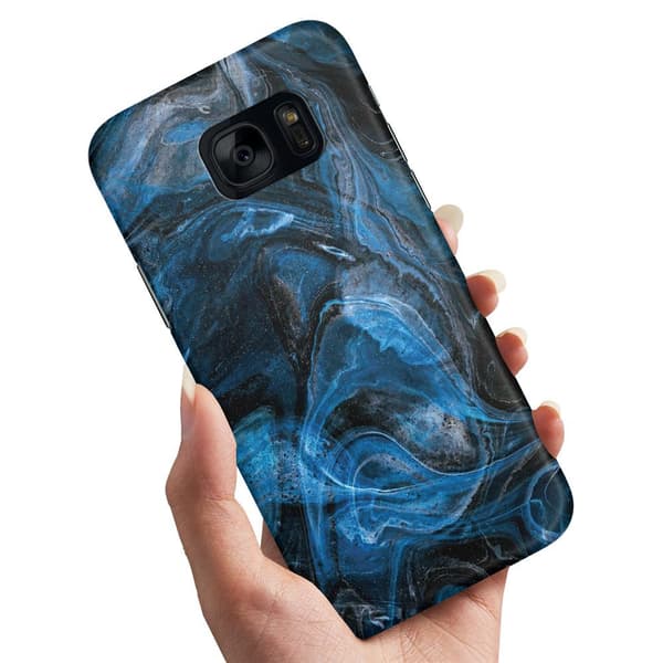 Samsung Galaxy S7 - Deksel/Mobildeksel Marmor
