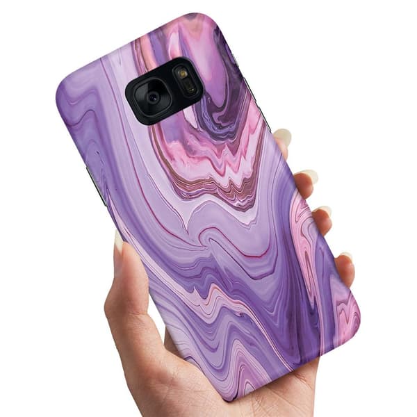 Samsung Galaxy S7 - Deksel/Mobildeksel Marmor