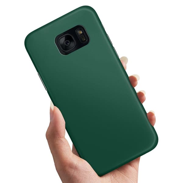 Samsung Galaxy S7 - Deksel/Mobildeksel Mørkegrønn