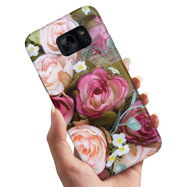 Samsung Galaxy S7 - Deksel/Mobildeksel Blomster