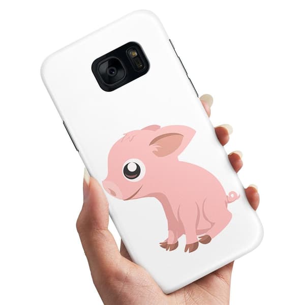 Samsung Galaxy S7 Edge - Cover/Mobilcover Minigris