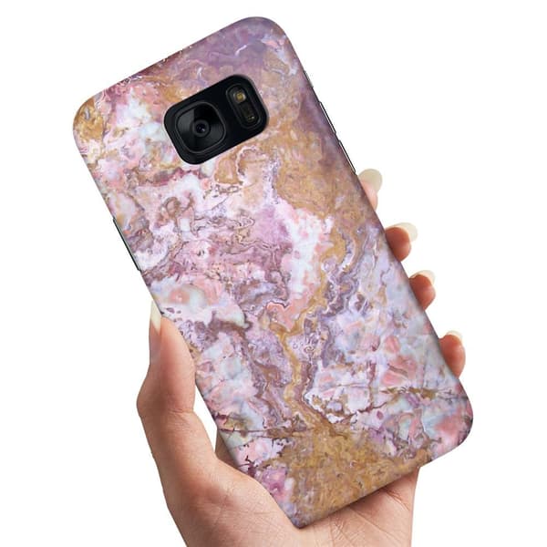Samsung Galaxy S7 Edge - Deksel/Mobildeksel Marmor
