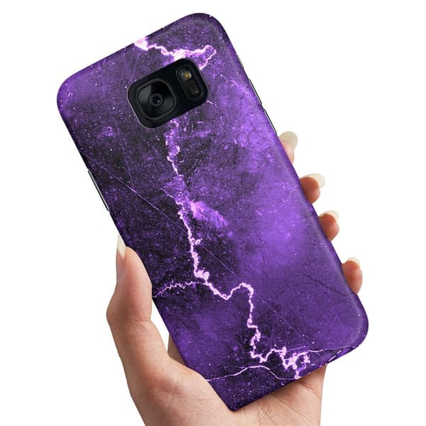 Samsung Galaxy S7 Edge - Deksel/Mobildeksel Marmor