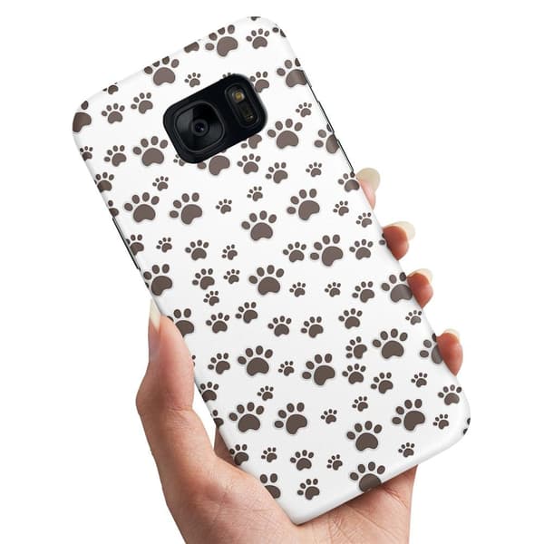 Samsung Galaxy S7 Edge - Skal/Mobilskal Paw Pattern