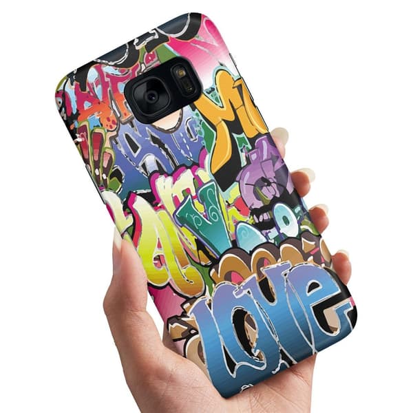 Samsung Galaxy S7 Edge - Deksel/Mobildeksel Graffiti