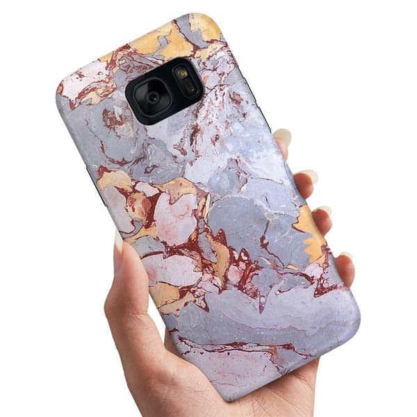 Samsung Galaxy S7 Edge - Deksel/Mobildeksel Marmor
