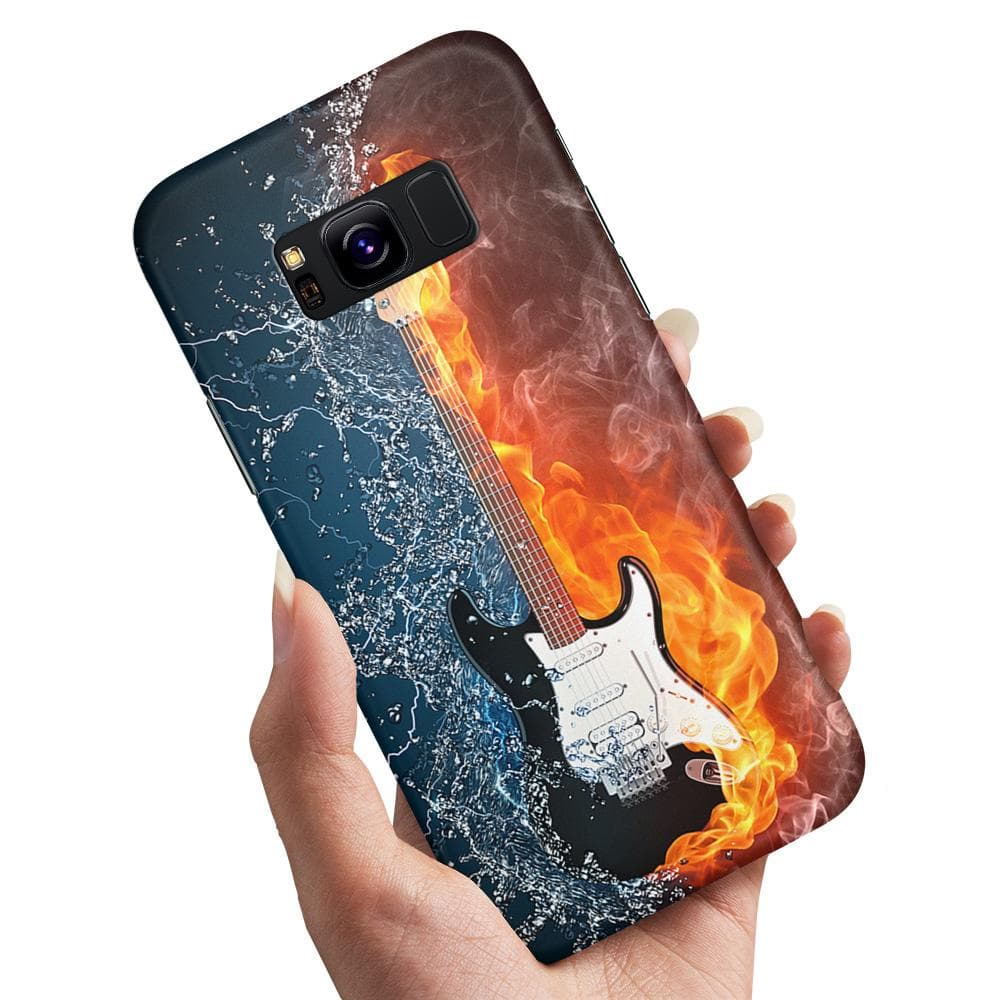 Samsung Galaxy S8 - Skal / Mobilskal Vatten och Eld Gitarr