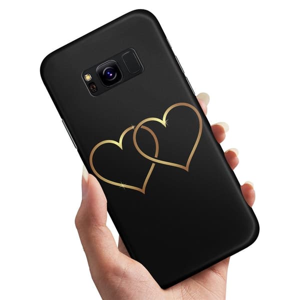 Samsung Galaxy S8 Plus - Deksel/Mobildeksel Double Hearts