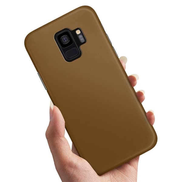 Samsung Galaxy S9 - Cover/Mobilcover Brun