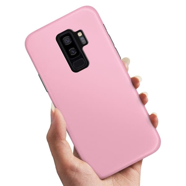 Samsung Galaxy S9 Plus - Cover/Mobilcover Lysrosa