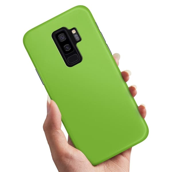 Samsung Galaxy S9 Plus - Cover/Mobilcover Limegrøn