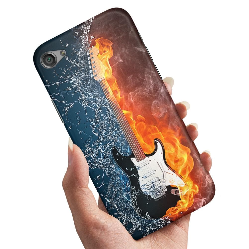 Sony Xperia Z5 Compact - Skal / Mobilskal Vatten och Eld Gitarr