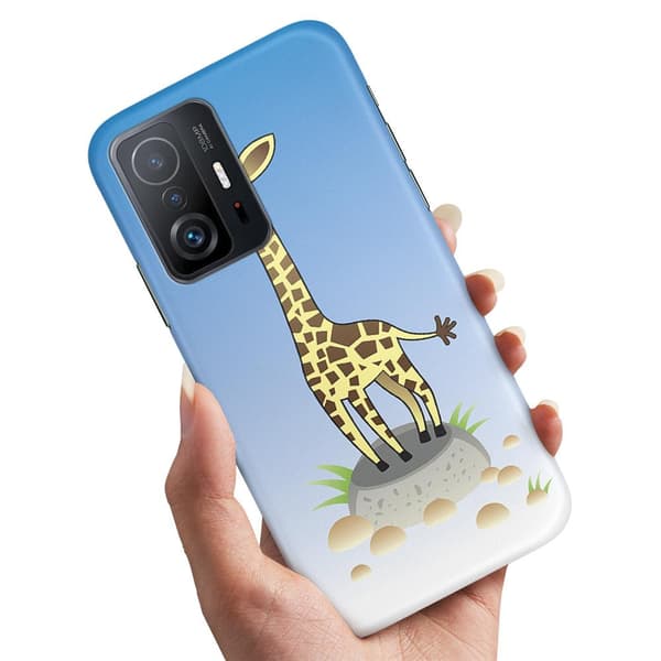 Xiaomi 11T/11T Pro 5G - Cover/Mobilcover Tegnet Giraf