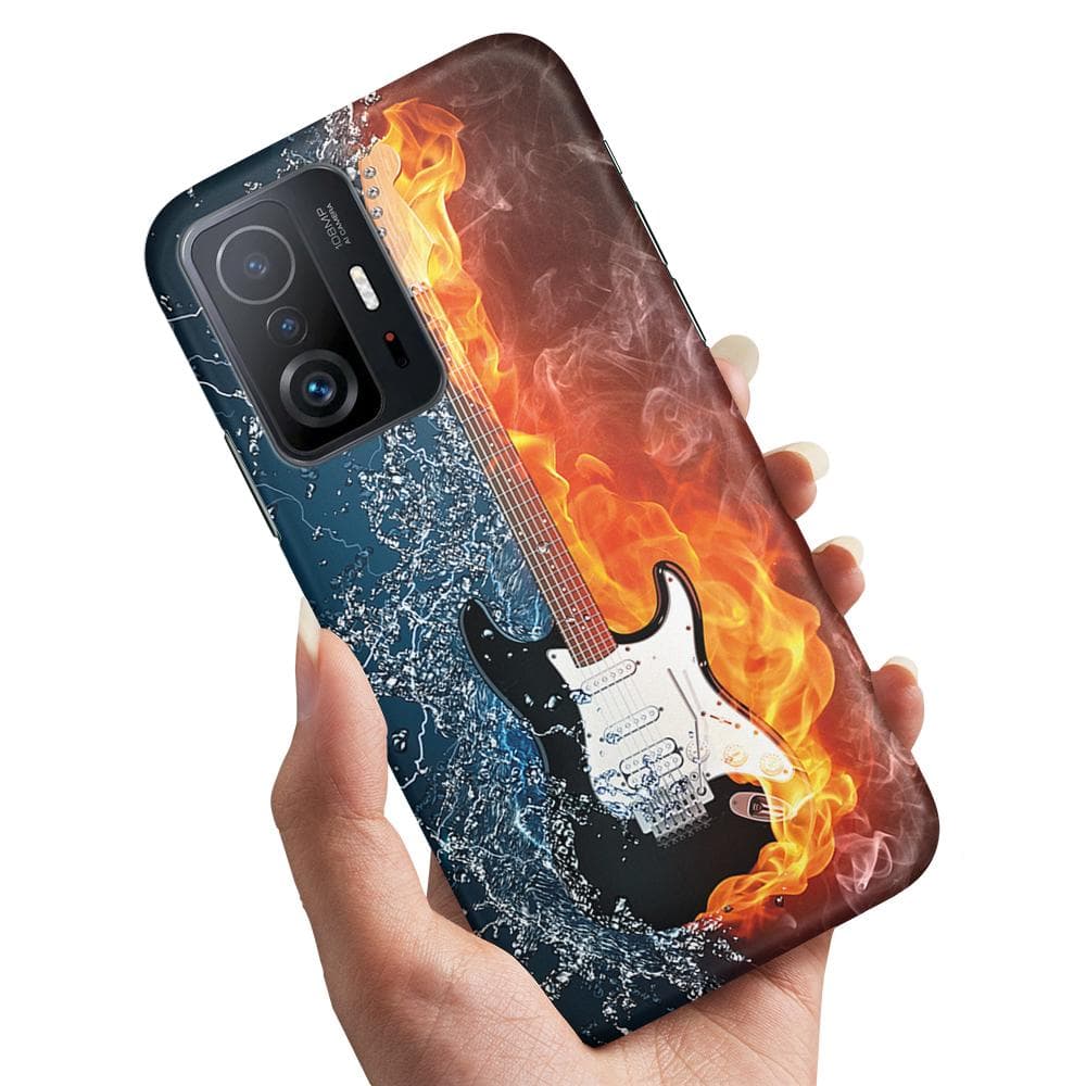 Xiaomi 11T Pro 5G - Skal / Mobilskal Vatten & Eld Gitarr