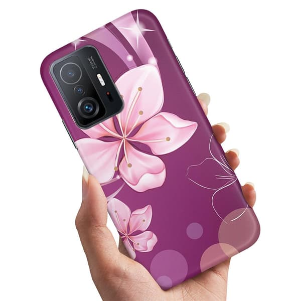 Xiaomi 11T/11T Pro 5G - Cover/Mobilcover Hvid Blomst
