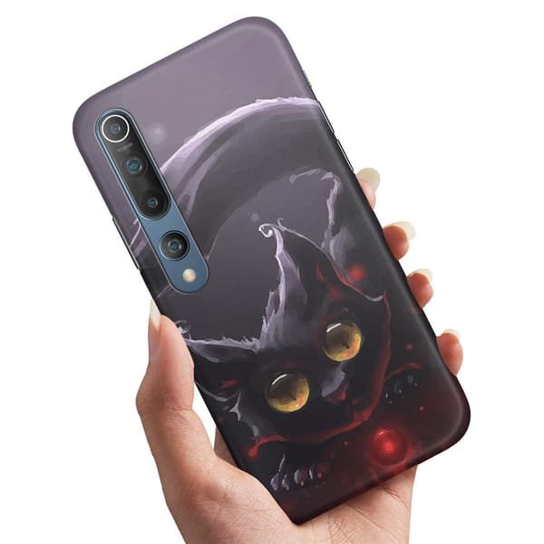 Xiaomi Mi 10/10 Pro - Deksel/Mobildeksel Svart Katt