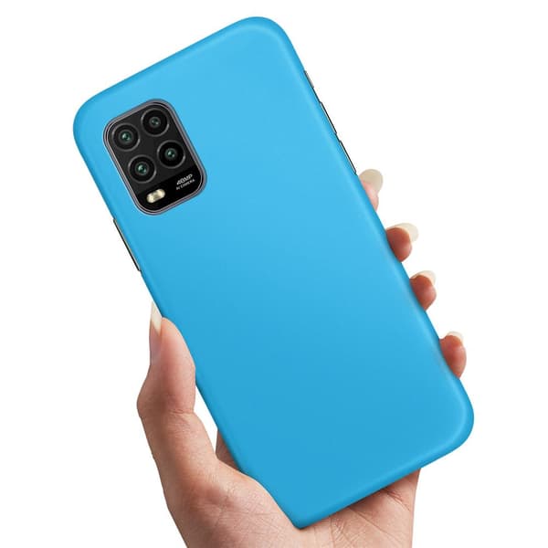 Xiaomi Mi 10 Lite - Cover/Mobilcover Lysblå