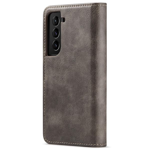 DG MING Samsung S22 2-in-1 magneetti lompakkokotelo - Harmaa