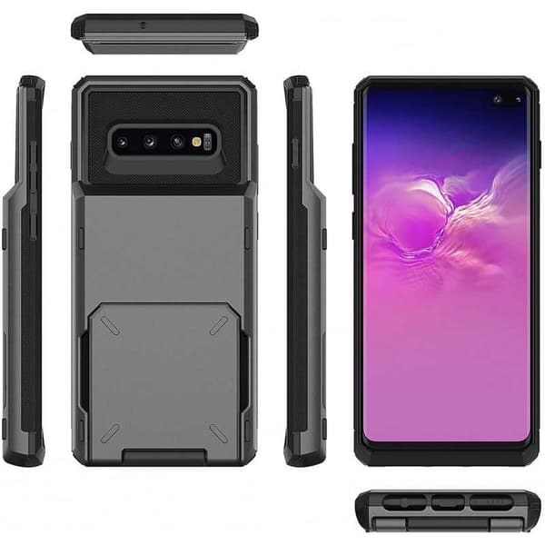 Samsung S10 stødsikkert cover med ugyldigt kortrum