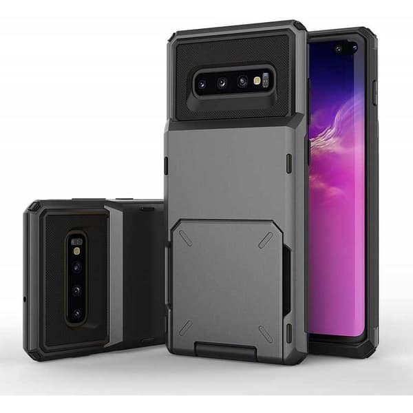 Samsung S10 stødsikkert cover med ugyldigt kortrum