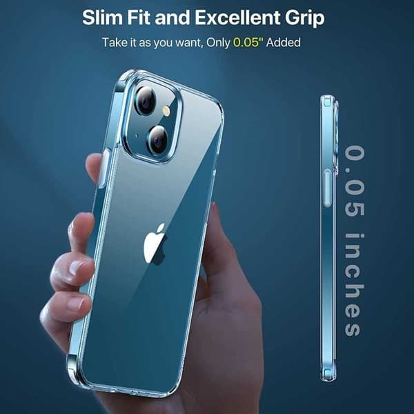 iPhone 13 iskuja vaimentava silikonikotelo Simple