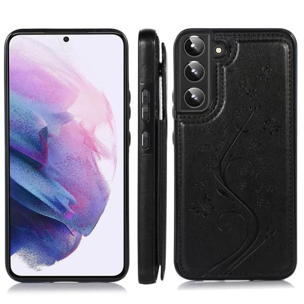 Samsung S22 Stöttåligt Skal Korthållare 3-FACK Flippr V2