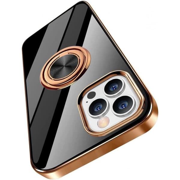 iPhone 13 Pro Elegant & Stöttåligt Skal med Ringhållare Flawless