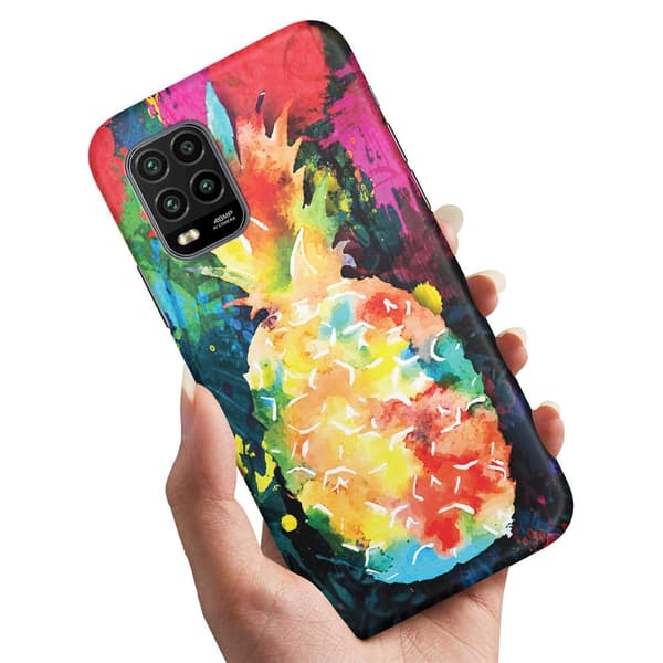 Xiaomi Mi 10 Lite - Cover/Mobilcover Regnbue Ananas