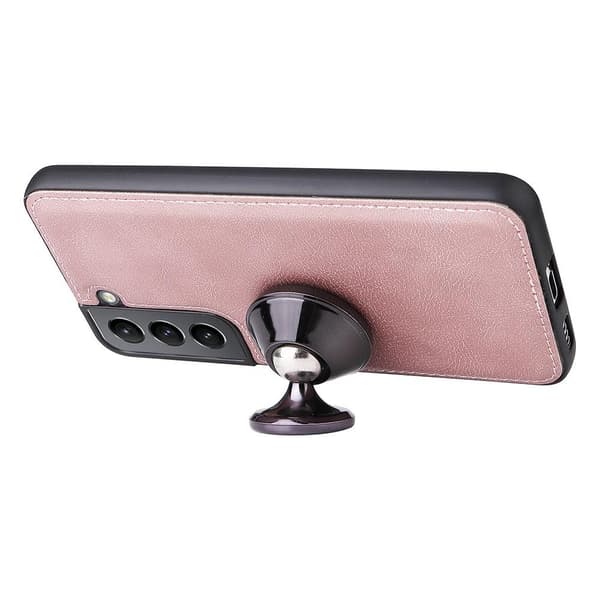SKALO Samsung S22 Magneettinen kuori/lompakko "2 in 1" - - Ruusukulta