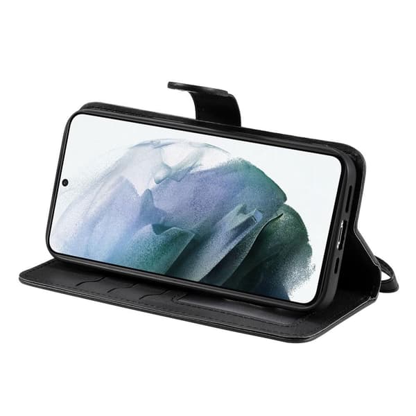 SKALO Samsung S22 Magnetskal/plånbok "2 i 1" - Svart