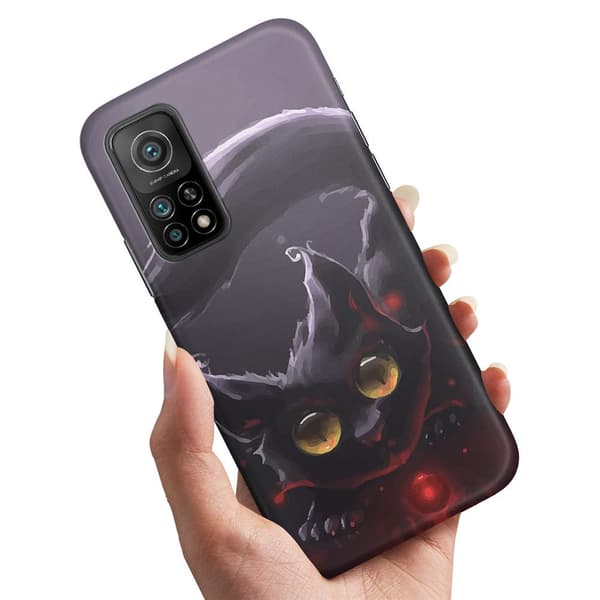 Xiaomi Mi 10T/10T Pro - Kuoret/Suojakuori Musta Kissa