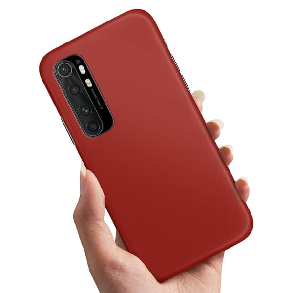 Xiaomi Mi 10T Lite - Cover/Mobilcover Mørkrød