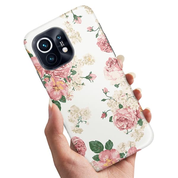 Xiaomi 11 Lite 5G NE - Cover/Mobilcover Retro Blomster