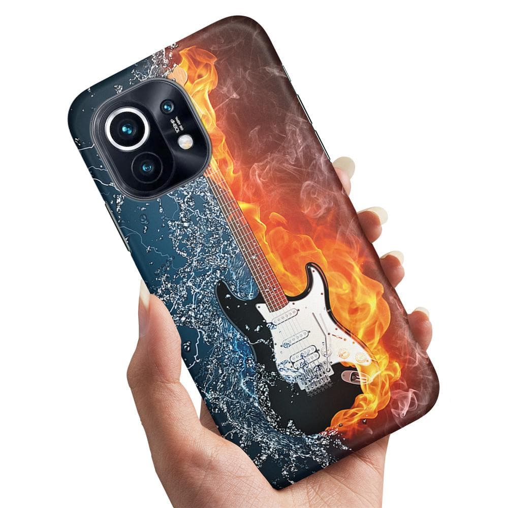 Xiaomi Mi 11 Lite - Skal / Mobilskal Vatten & Eld Gitarr