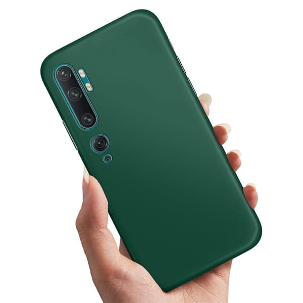 Xiaomi Mi Note 10/10 Pro - Deksel/Mobildeksel Mørkegrønn