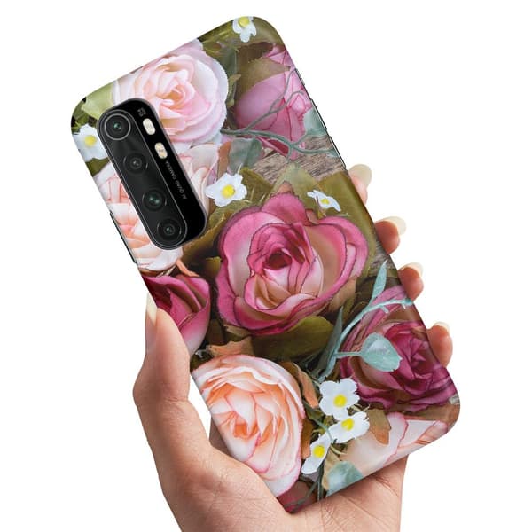 Xiaomi Mi Note 10 Lite - Deksel/Mobildeksel Blomster
