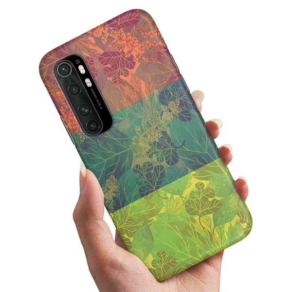 Xiaomi Mi Note 10 Lite - Skal/Mobilskal Lövmönster
