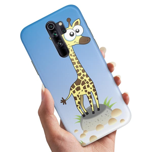 Xiaomi Redmi Note 8 Pro - Deksel/Mobildeksel Tegnet Giraff
