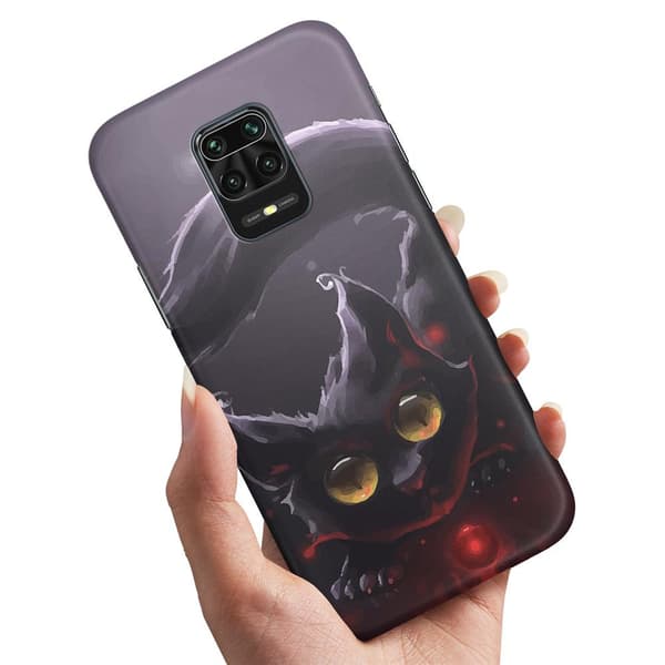 Xiaomi Redmi Note 9 Pro - Deksel/Mobildeksel Svart Katt