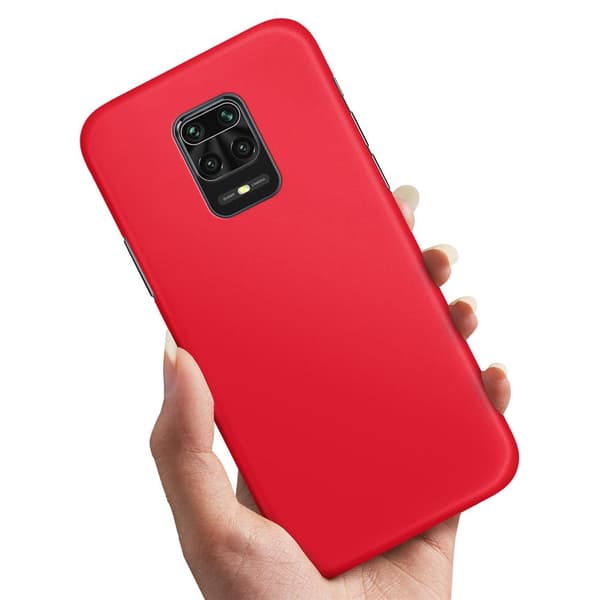 Xiaomi Redmi Note 9 Pro - Cover/Mobilcover Rød