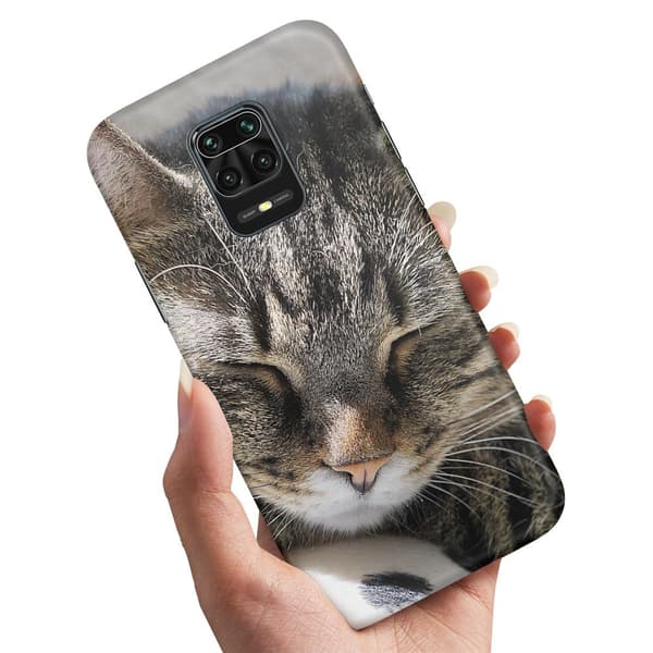 Xiaomi Redmi Note 9 Pro - Deksel/Mobildeksel Sovende Katt