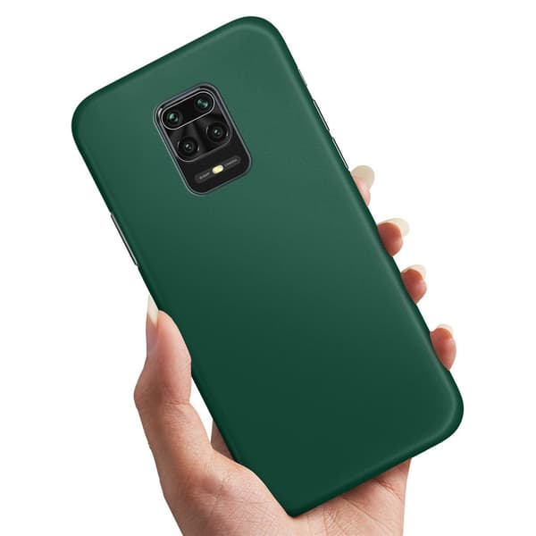 Xiaomi Redmi Note 9 Pro - Cover/Mobilcover Mørkgrøn